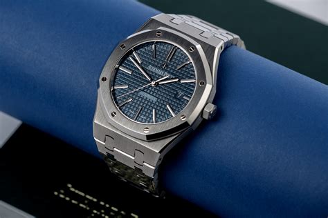 audemars piguet royal oak 15400 blue dial|audemars piguet royal oak price.